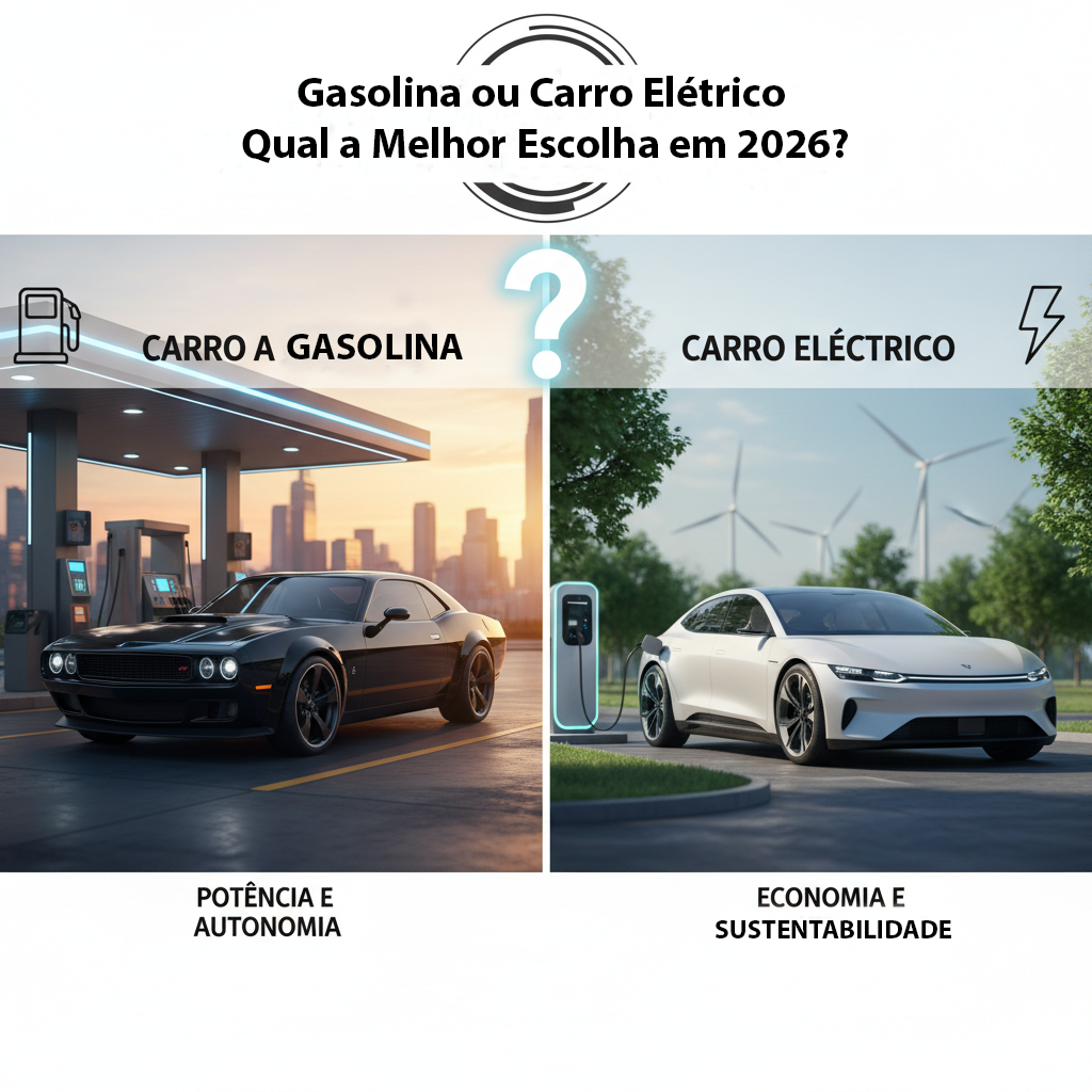 Qual a melhor escolha, um carro a gasolina ou um elétrico